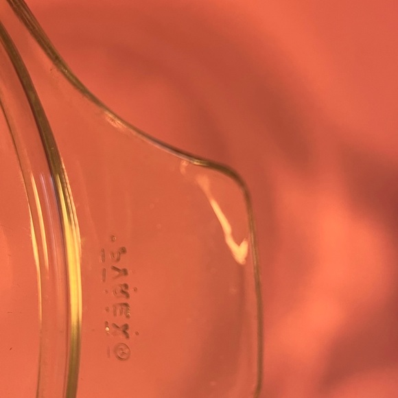 Vintage Pyrex 473 Casserole Bowl with Lid 470 Butterfly Gold 1 Qt - USA made - Picture 4 of 6